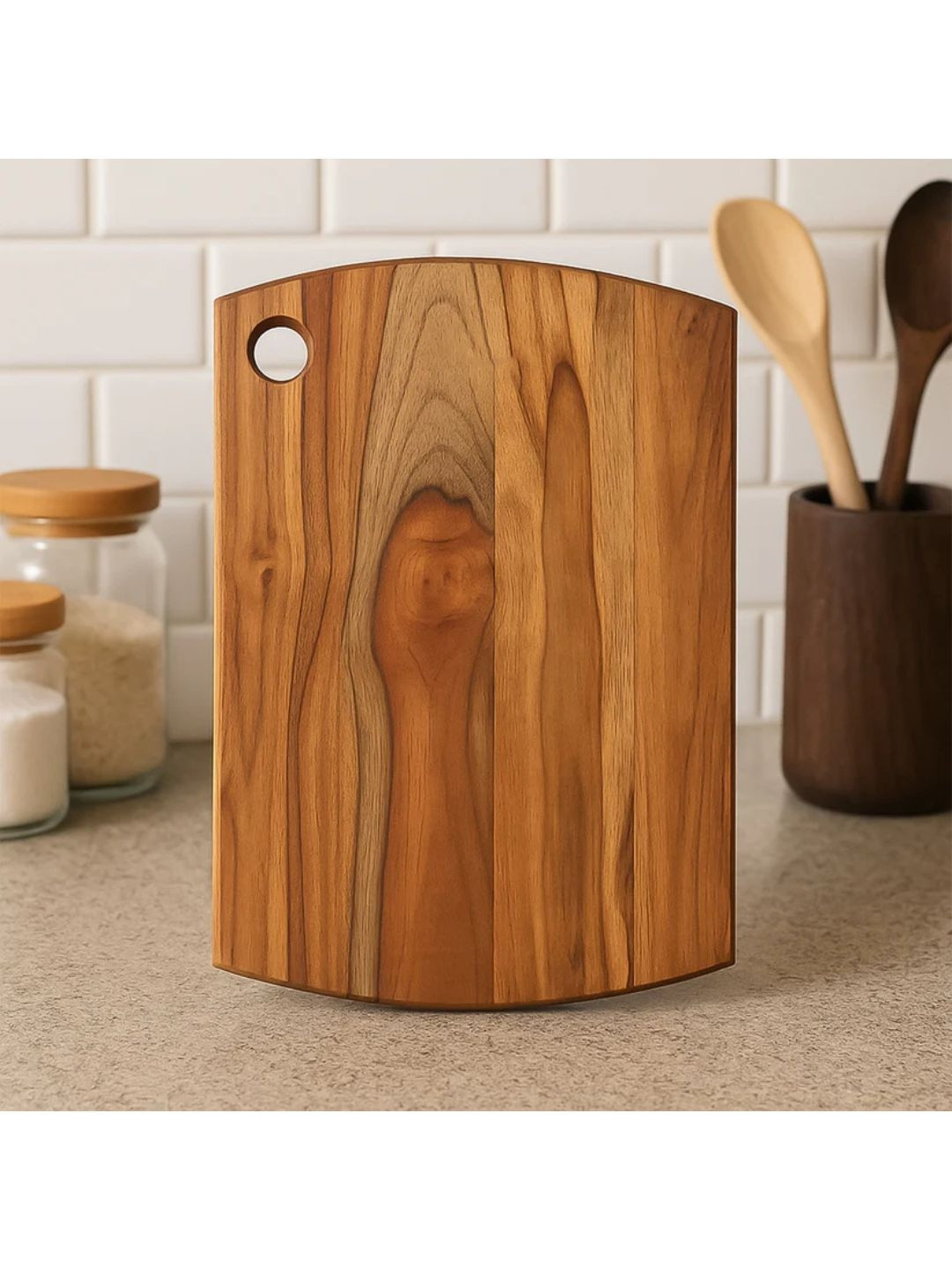 DeoDap Teak Wood Chopping Board