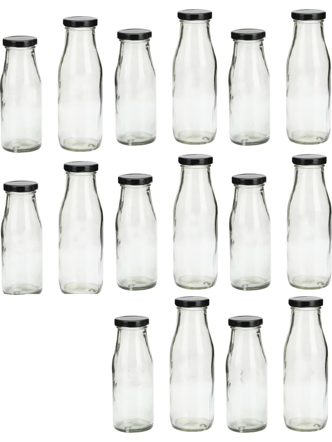 1ST TIME 16 Transparent Glass Solid Water Bottle