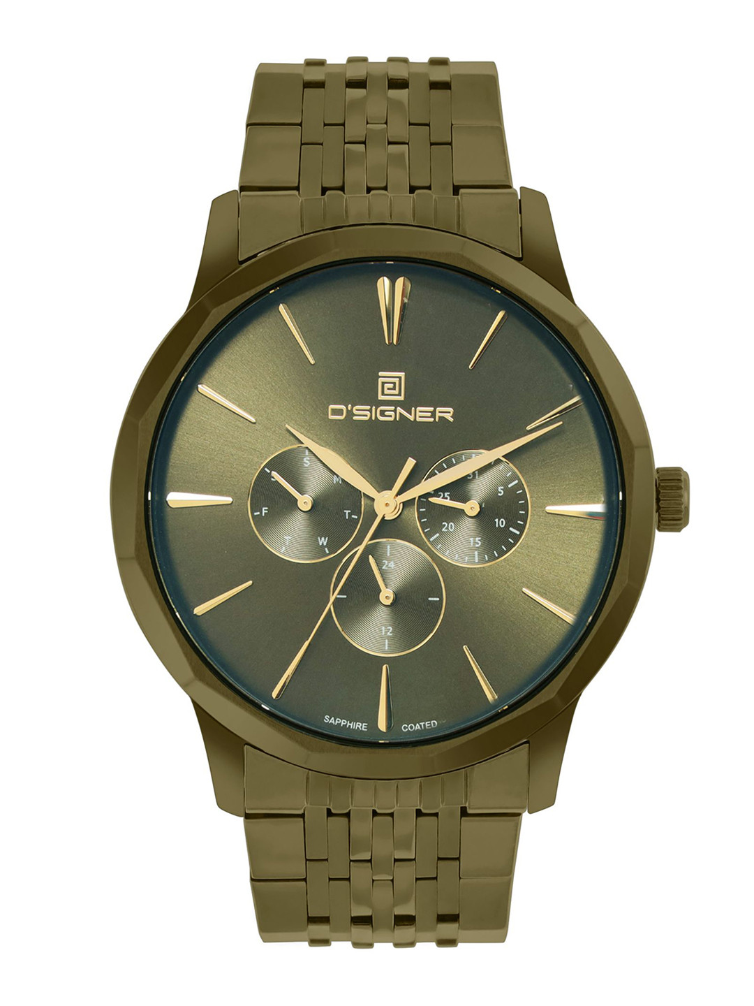 D'SIGNER Men Dial & Bracelet Style Straps Analogue Watch 869GRNM.16G