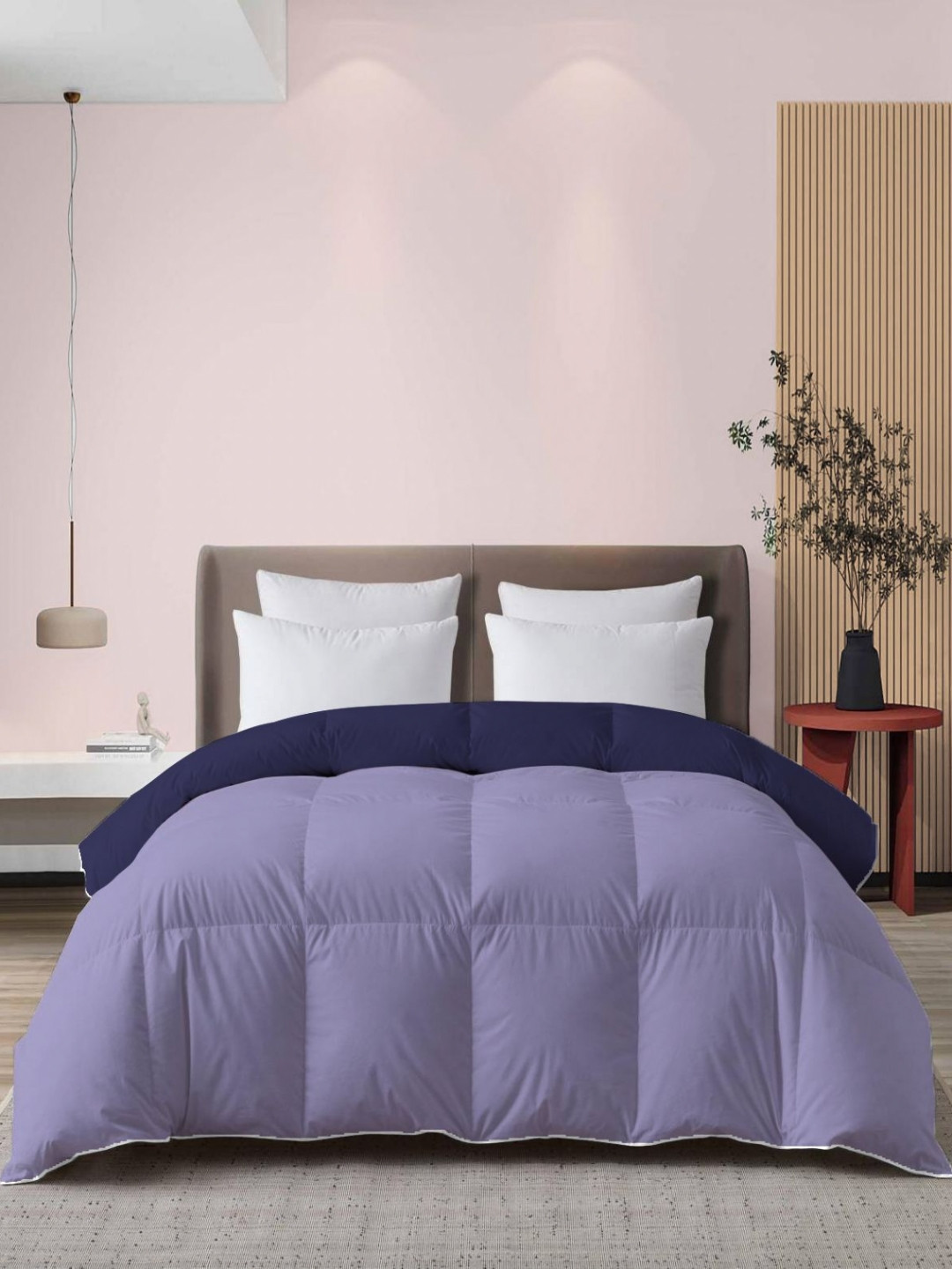 Mulberry Living Dual Essence Lavender Microfiber Mild Winter 150 GSM Reversible Comforter