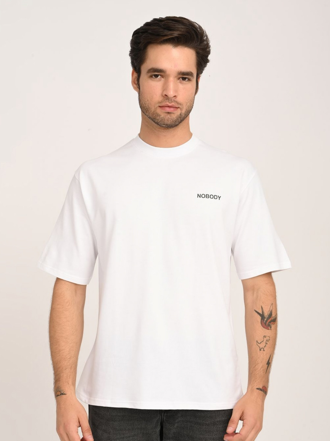 BLVNK Graphic Printed Regular Fit Cotton T-shirt