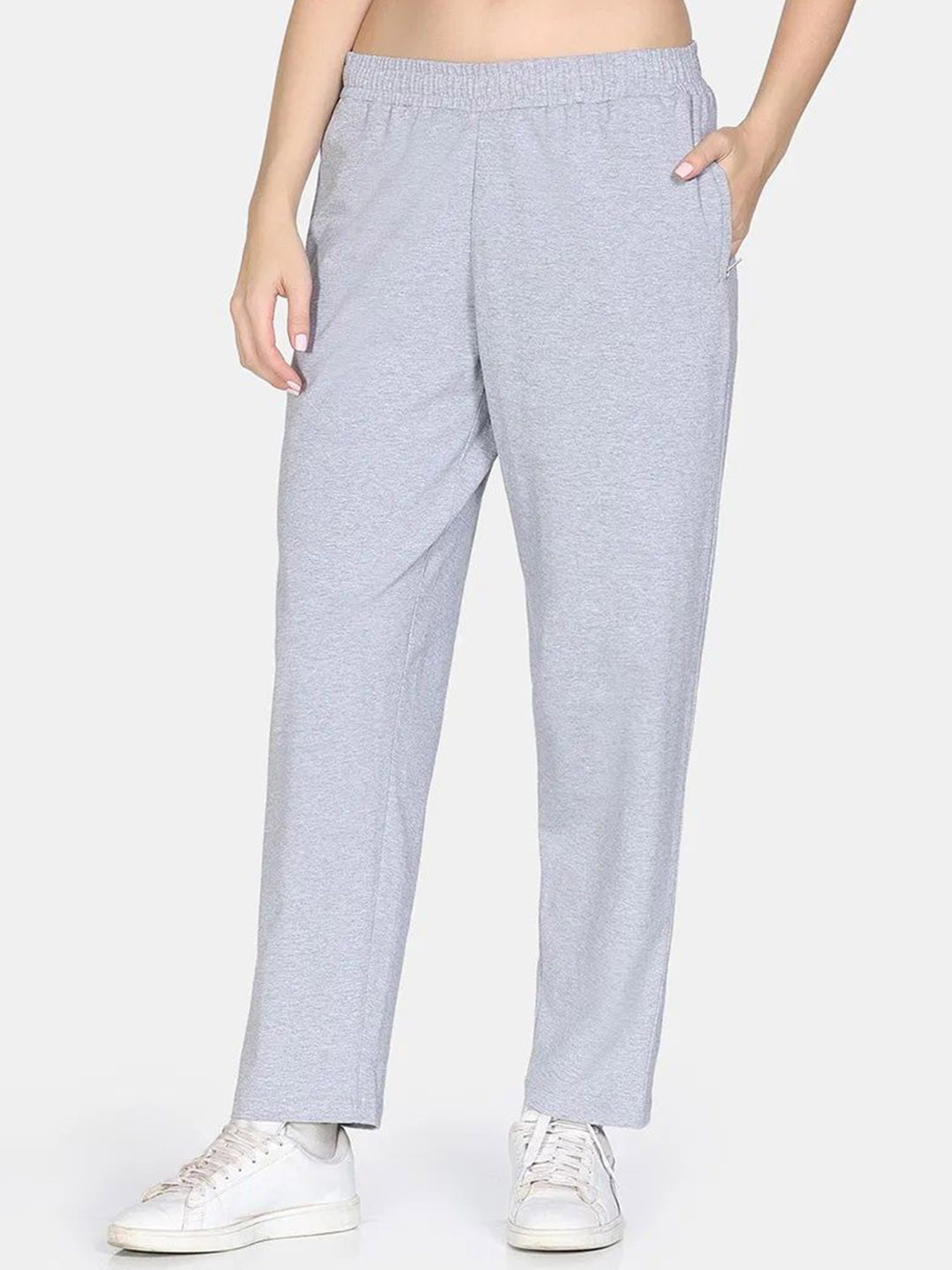 Zivame Low-Rise Straight-Leg Track Pants