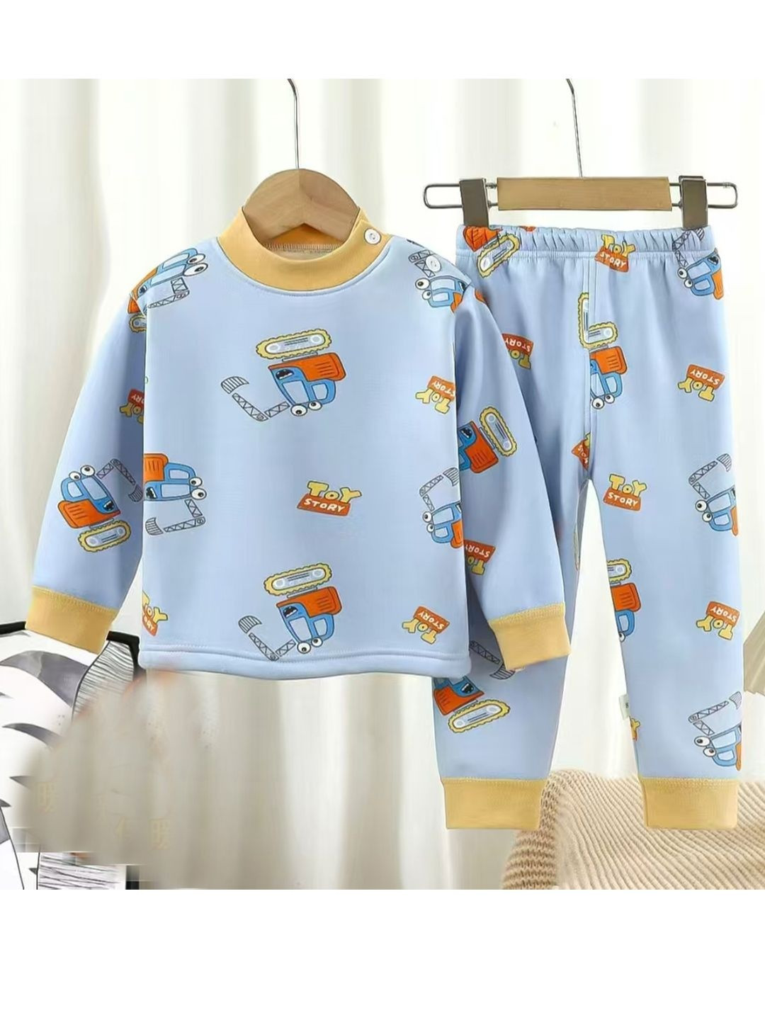 Bold N Elegant Kids Printed T-shirt with Pyjamas