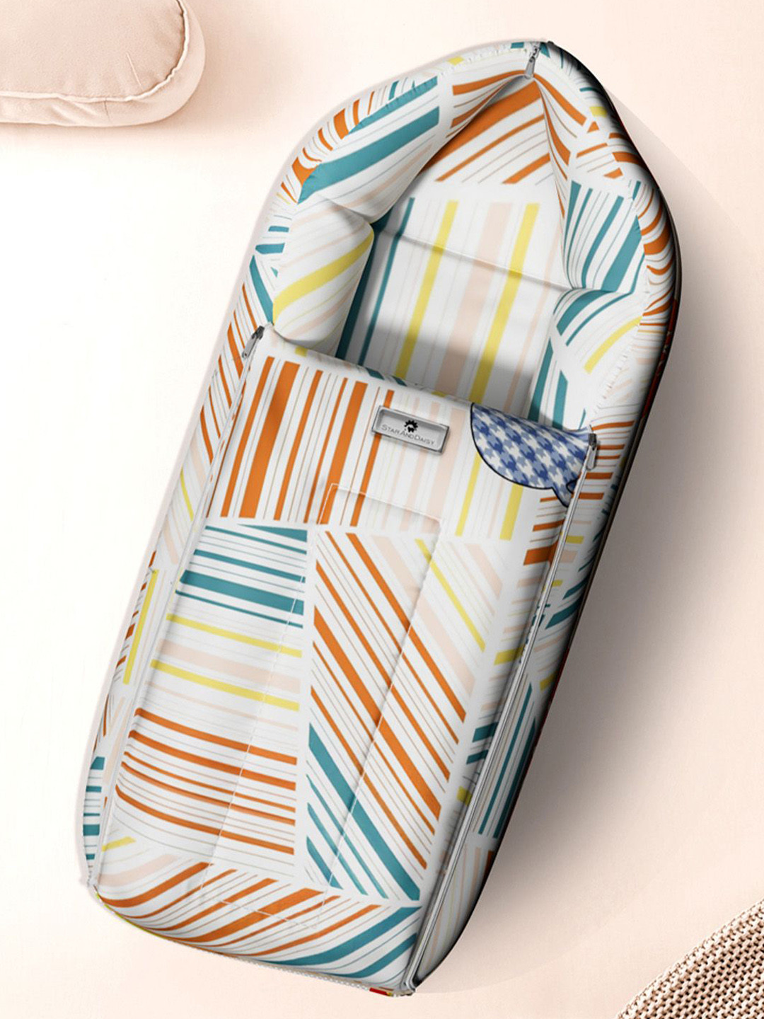 StarAndDaisy White Printed 3 in 1 Printed Sleeping Bag with zipper