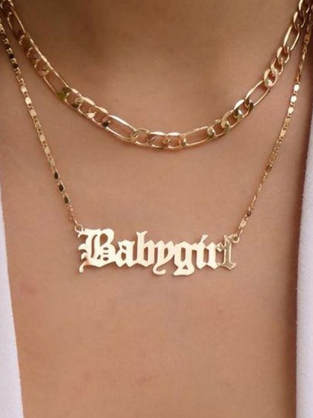 TheVineGirl Gold-Plated Layered Statement Necklace