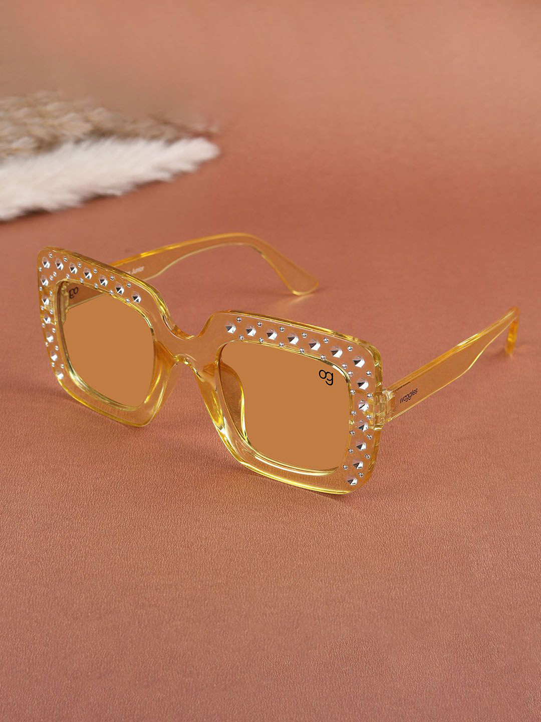 Woggles Kids UV Protected Square Sunglasses WOKD-PSQ-3836C3