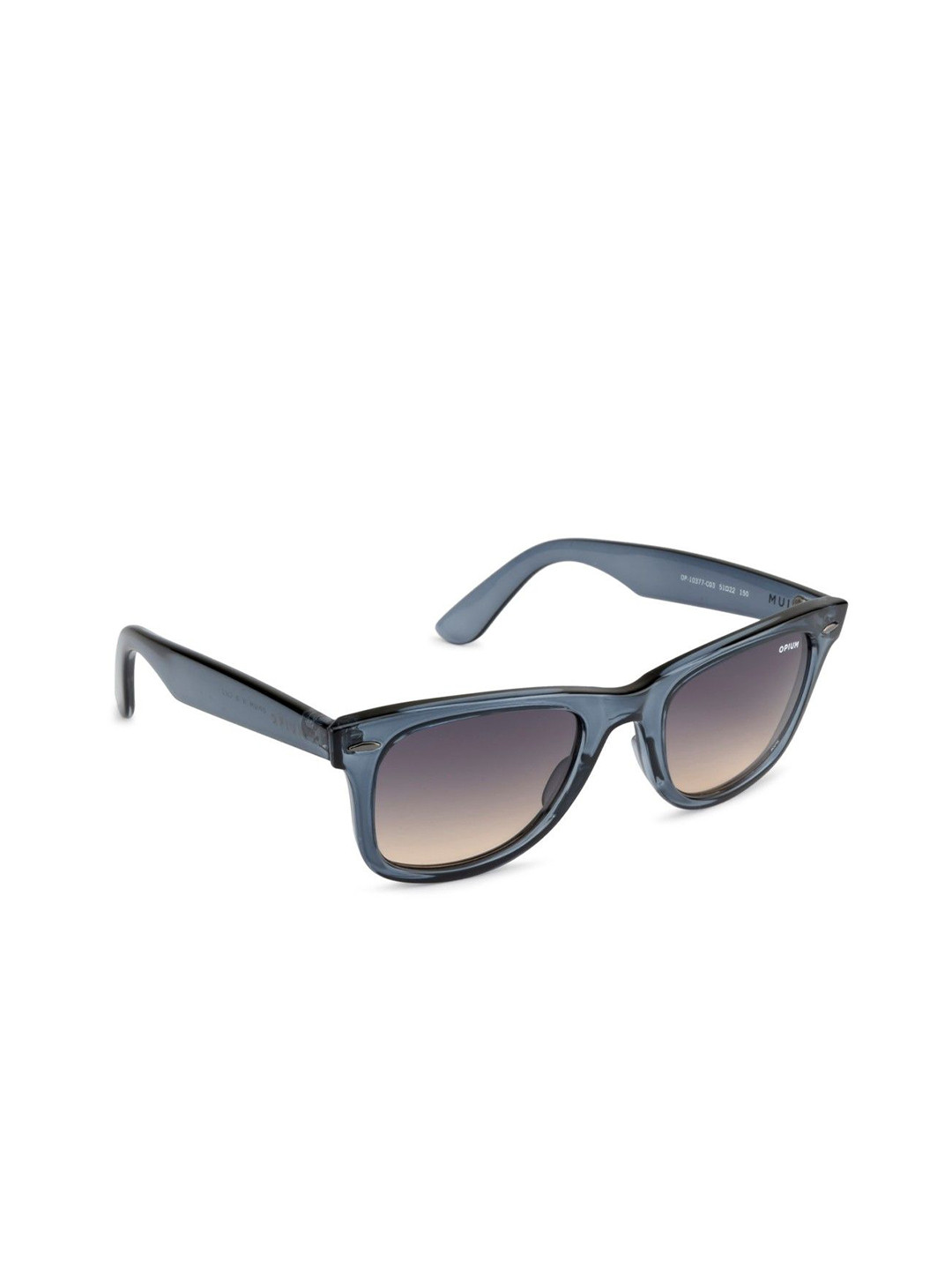OPIUM Unisex Wayfarer Sunglasses with UV Protected Lens OP-10377-C03-51