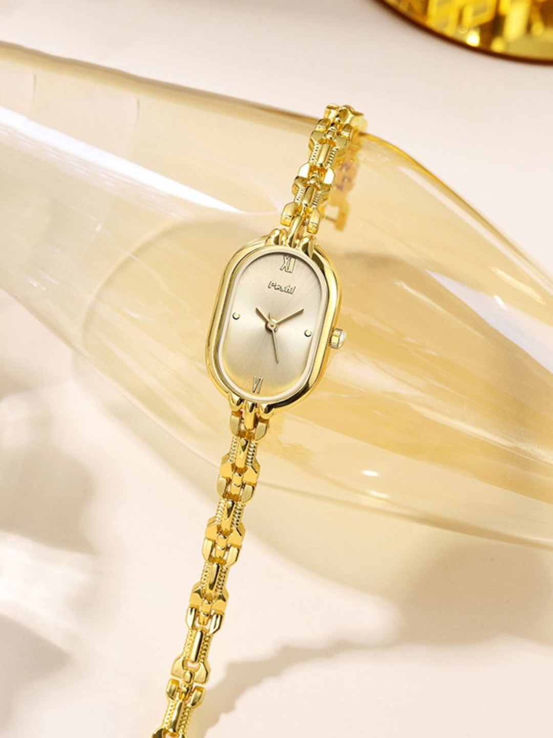 Poshi Women Classical Dial & Straps Analogue Watch POSW25-901097676597-GOLD