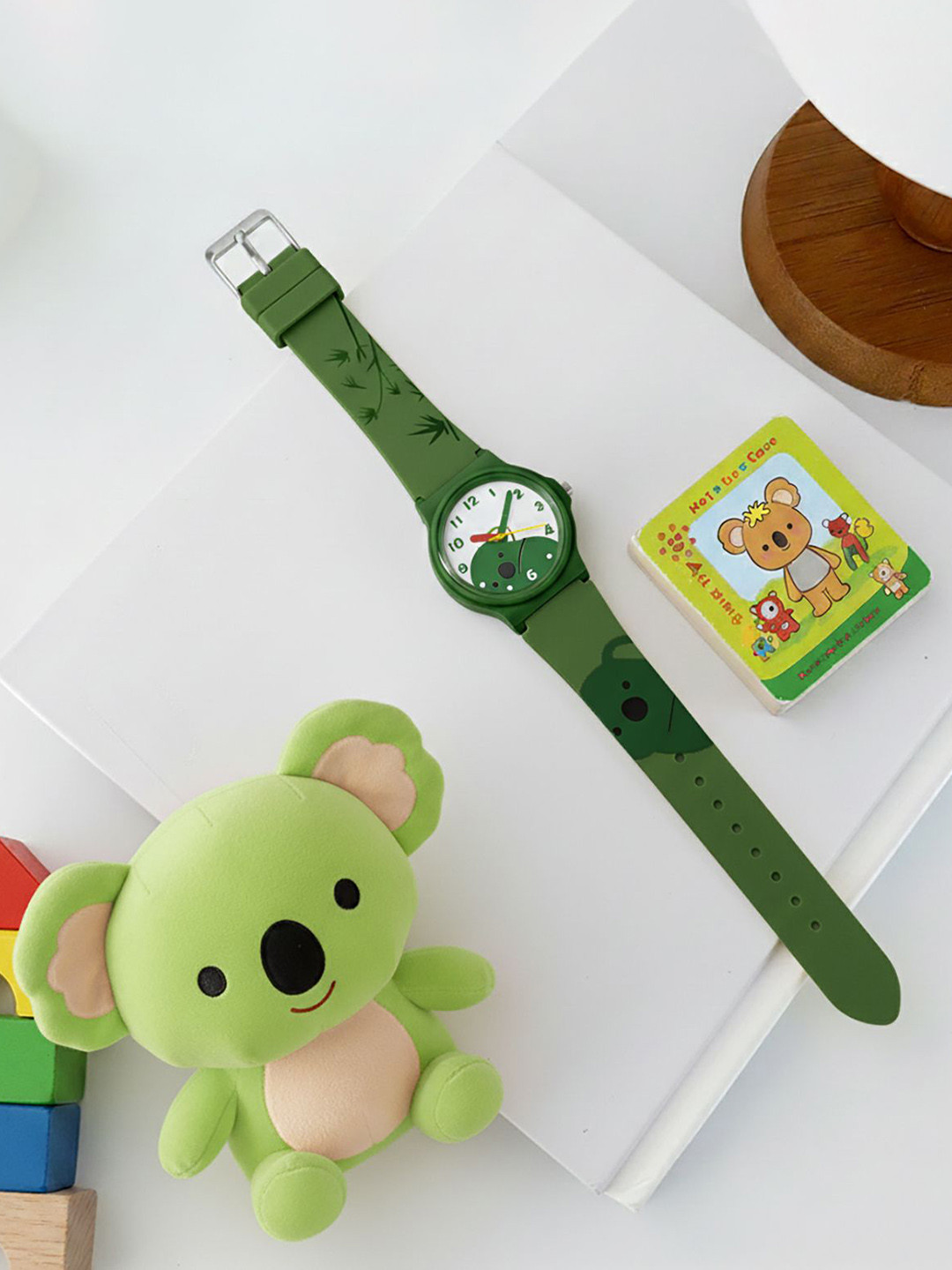 Time Up Cartoon Kids Printed Dial & Textured Silicon Straps Analogue Watch BTR-C8757-9