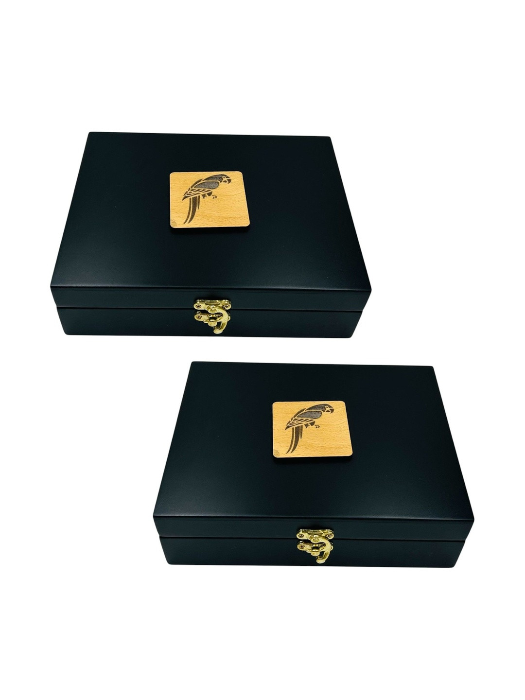 Angira handicrafts Set Of 2 Traditional Box With Kunda Lock