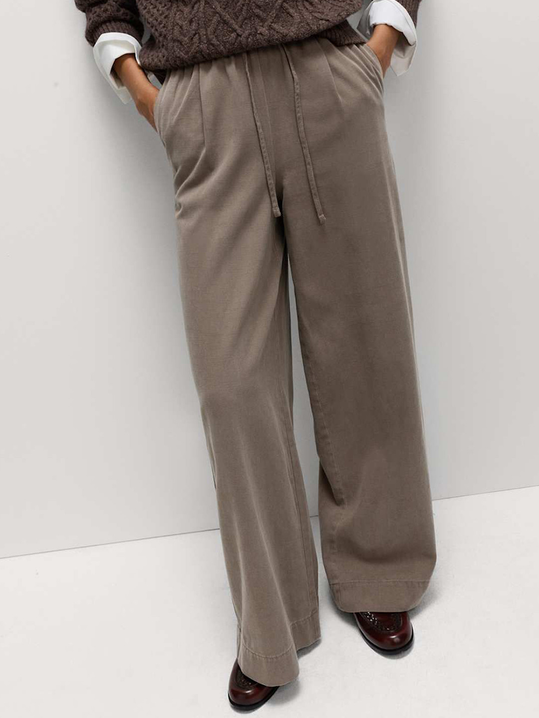 Marks & Spencer Women Hide Leg High-Rise Trousers