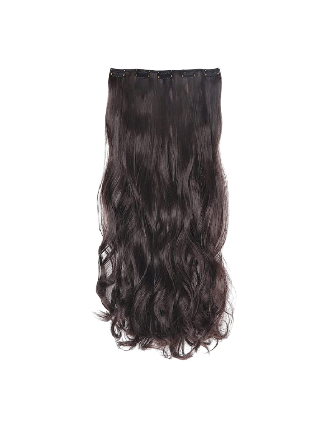 BeatStock Clip In Curly Locks Hair Extension - Brown - 22 Inch