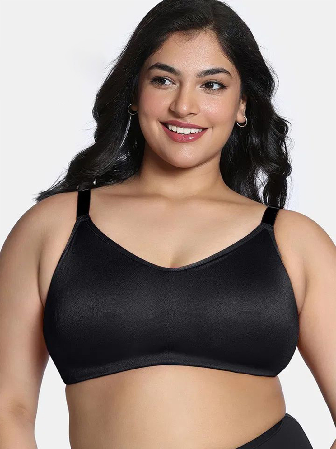 Zivame Women Ethnic Self Design Full Coverage Non-Wired T-shirt Bra