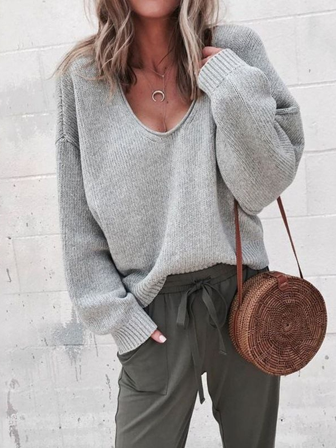 HERE&NOW Loose Fit Sweaters