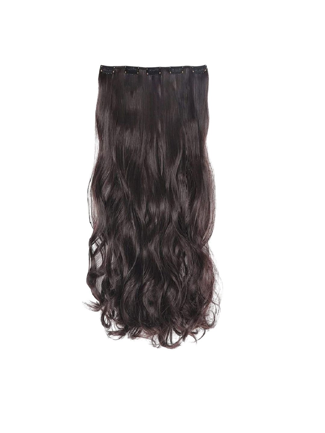BeatStock Clip In Curly Locks Hair Extension - Brown - 22 Inch