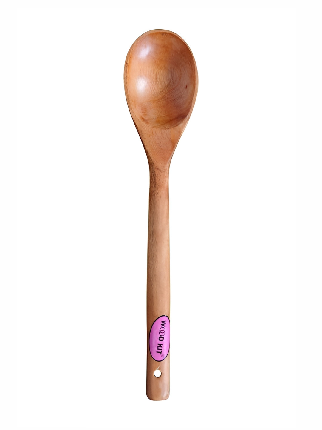 Woodkit Kitchenware Camel Brown Neem Wooden Soup Spoon