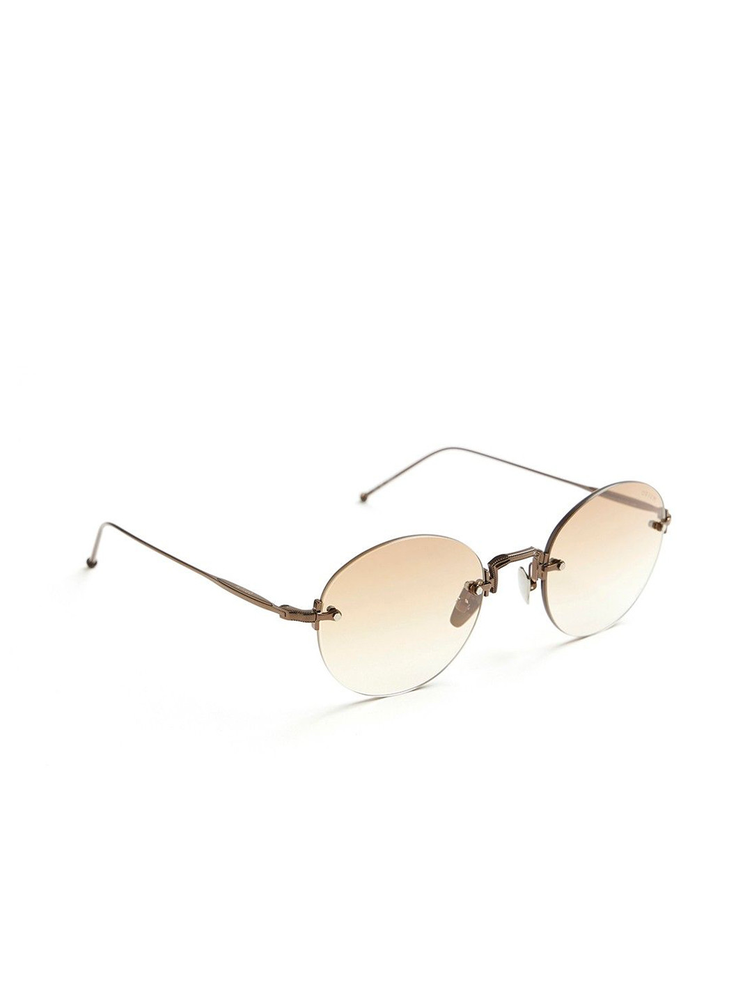 OPIUM Unisex Round Brown Uv Protection Sunglass OP-10310-C03