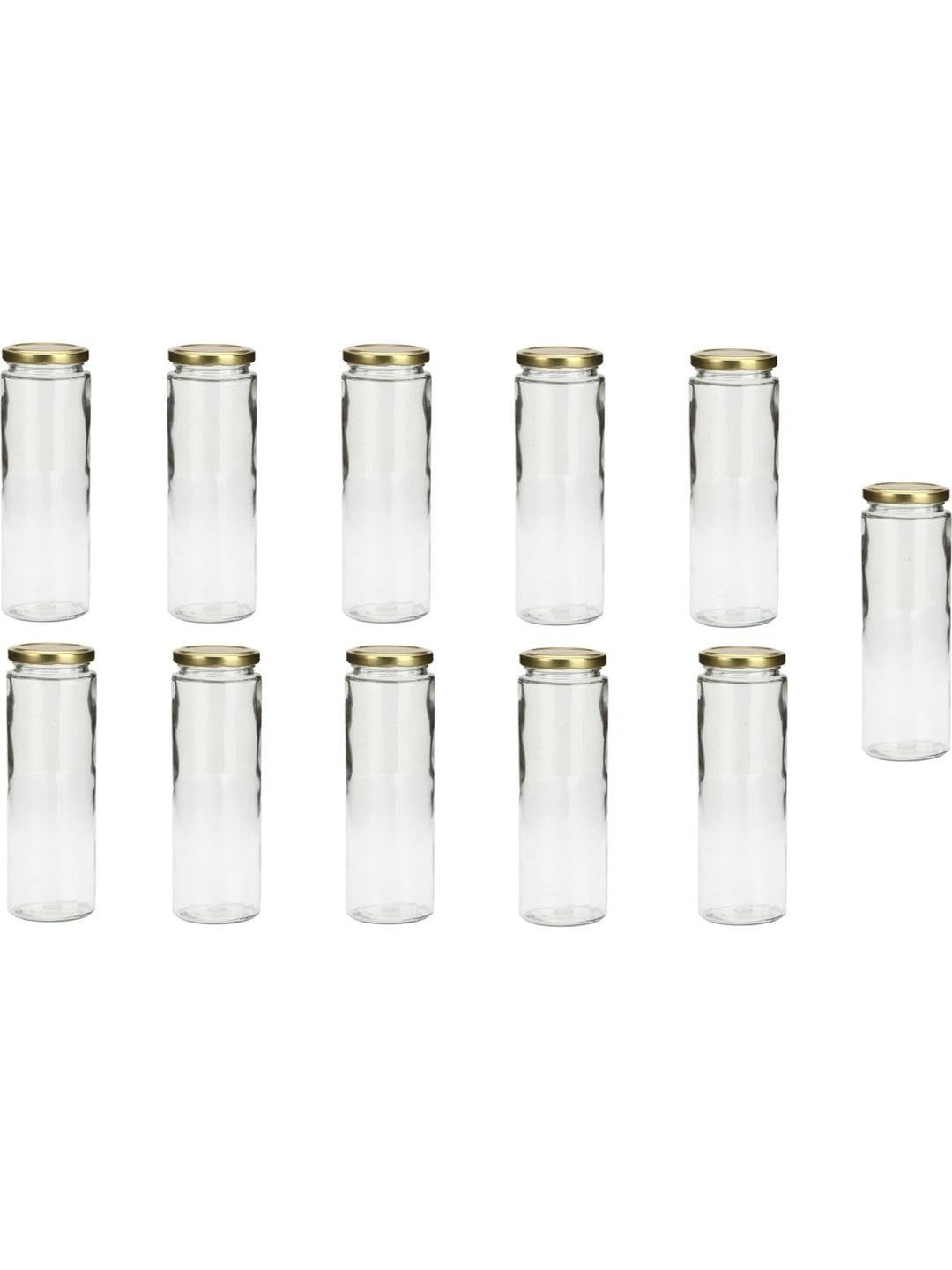 1ST TIME 11 Transparent Glass Solid Water Bottle