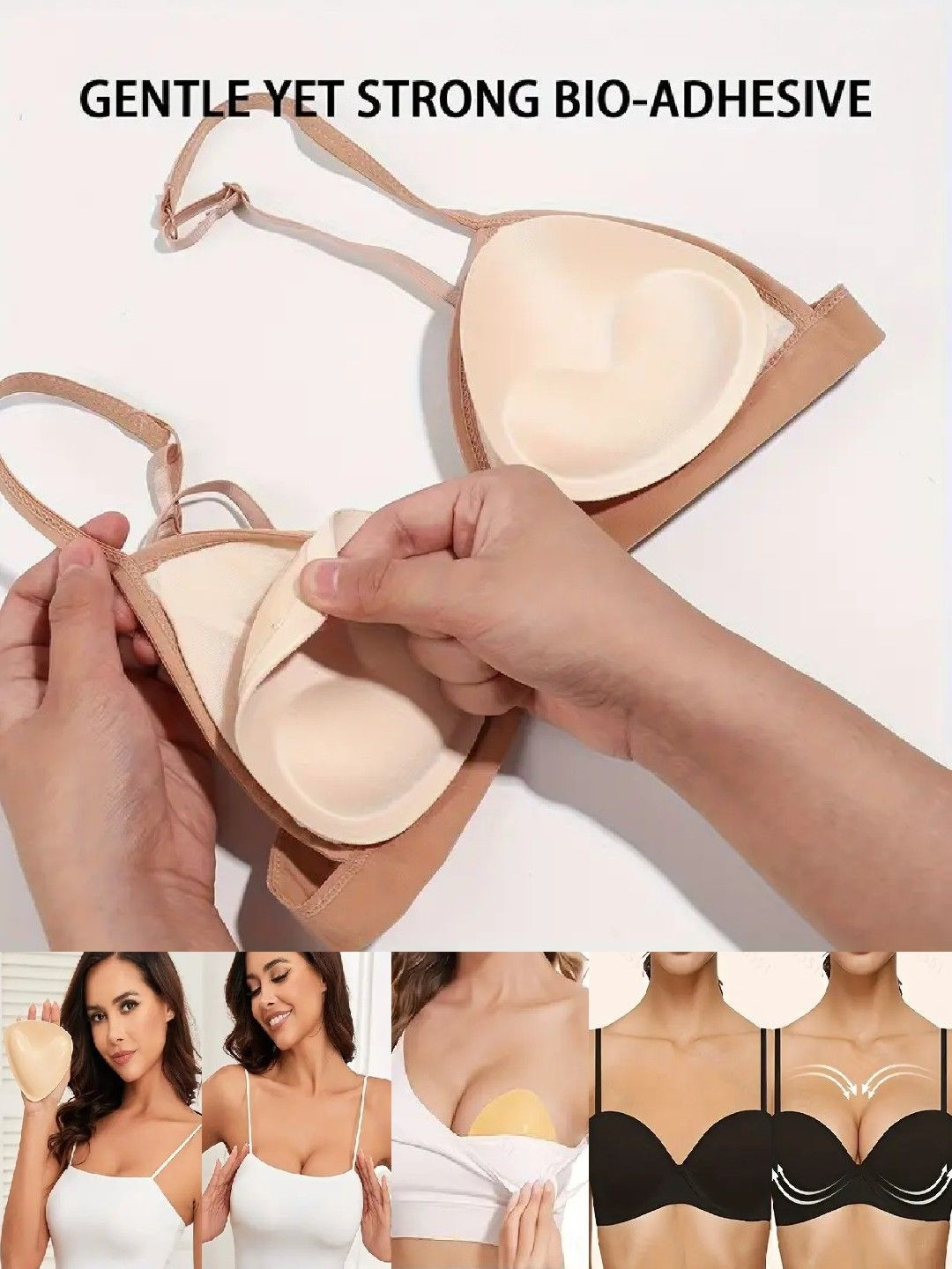 TOMKOT Women Coffee Brown Full Coverage Heavily Padded Bra