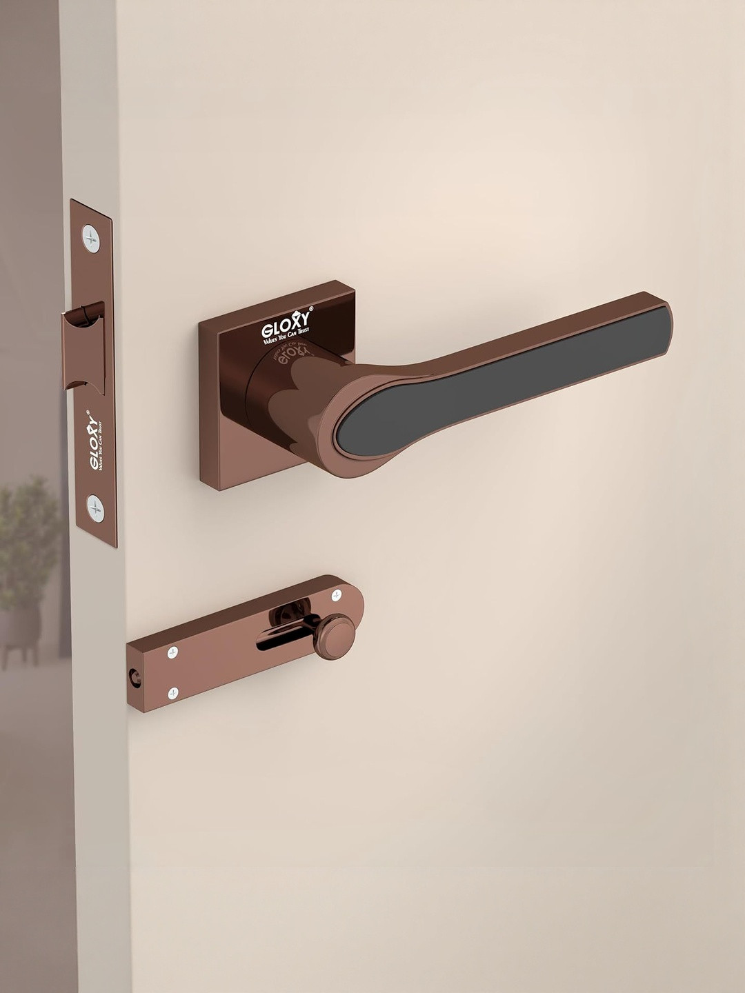 GLOXY Brass Door Lock Set