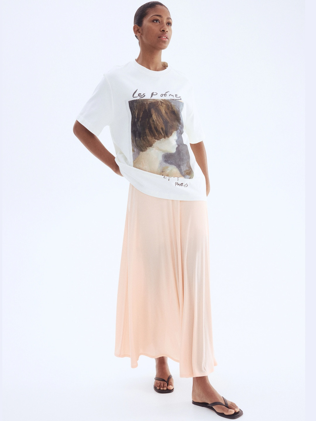 H&M A-Line Jersey Skirt