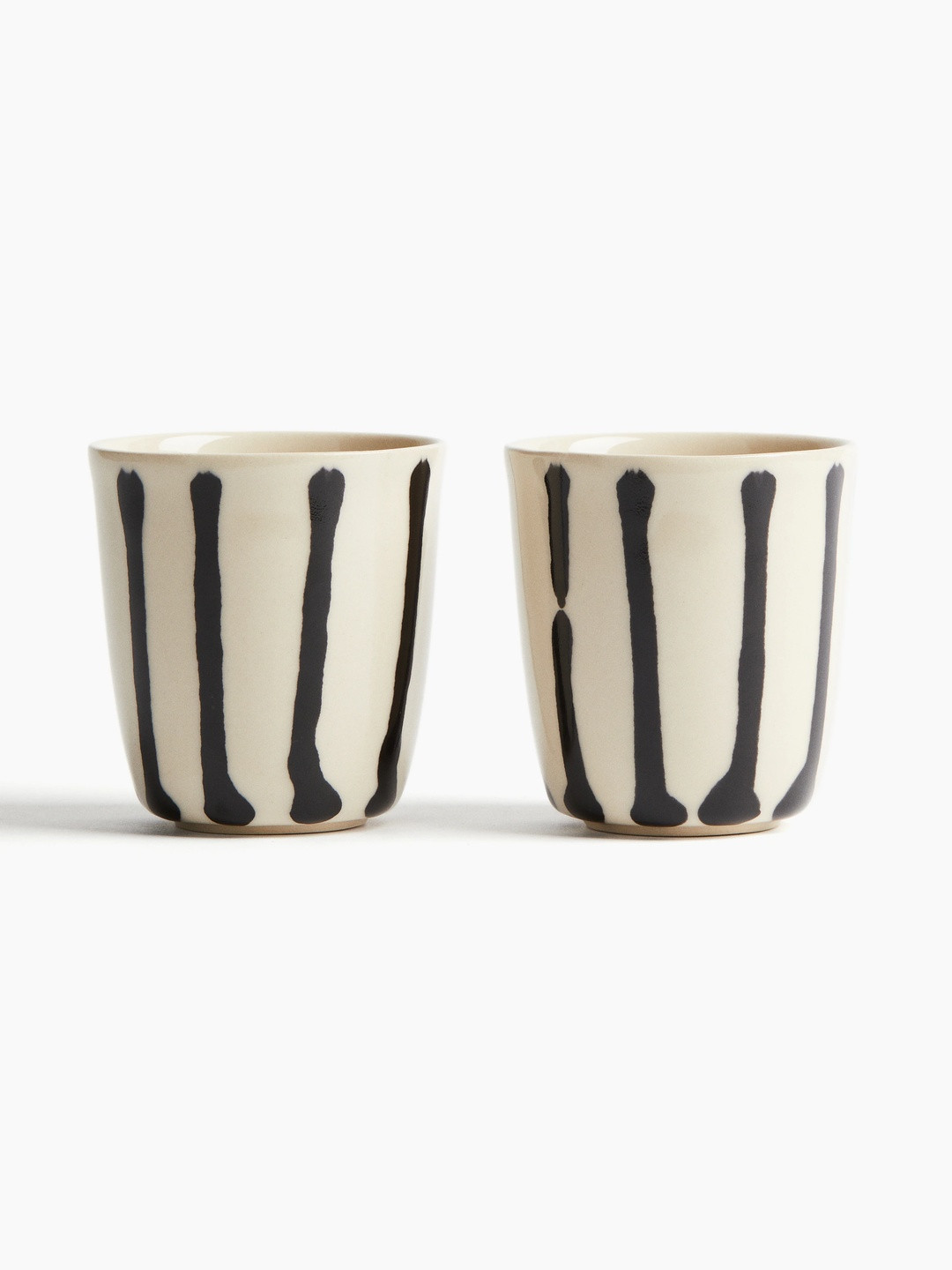 H&M 2-pack drip-glazed stoneware mugs