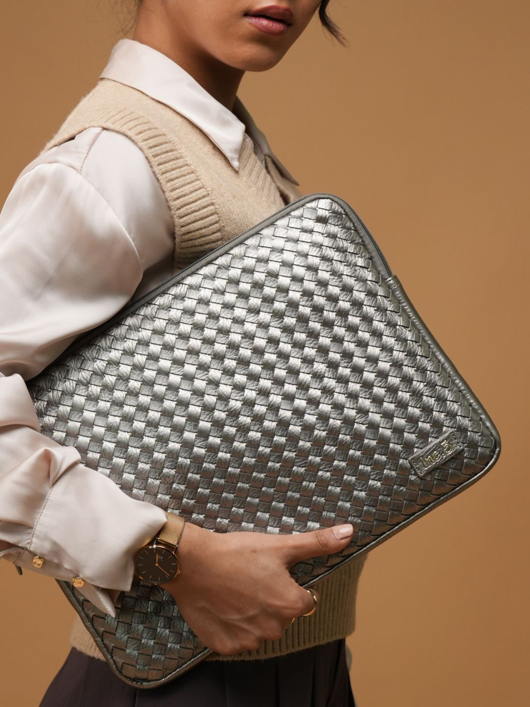 Inc 5 Women Textured Laptop Sleeve
