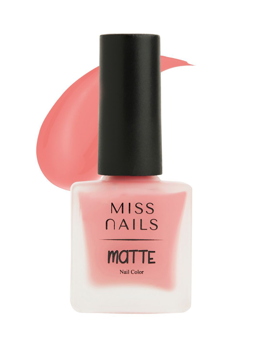 MISS NAILS Long Lasting Nail Polish - 8 ml - All Coral