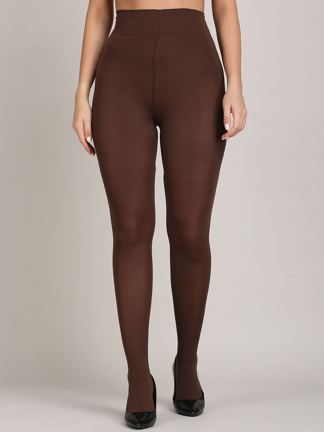 TRENDYFY Women Cotton Semi-Sheered Stockings