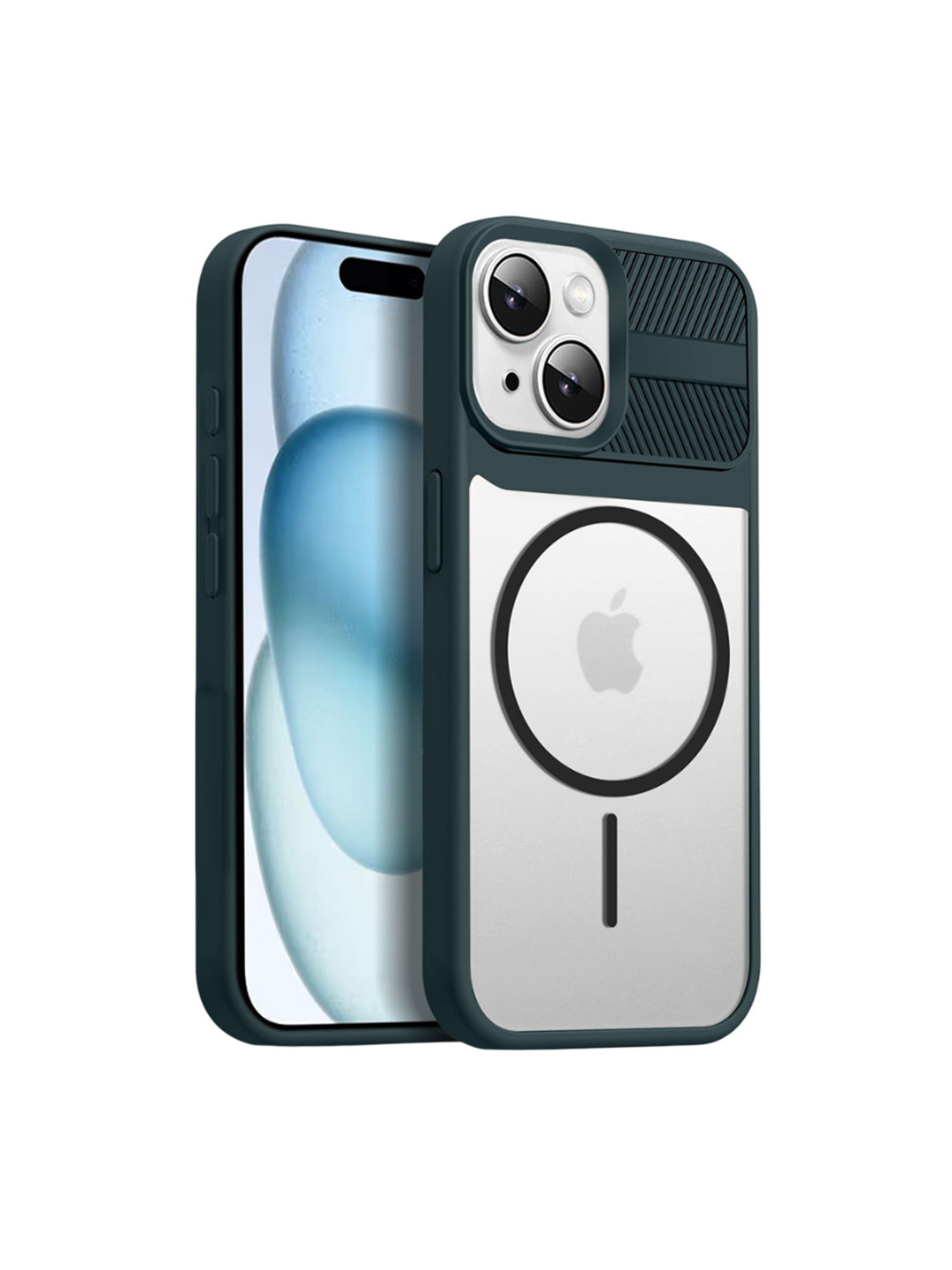 Karwan Magnetic Clear iPhone 15 Plus Back Case