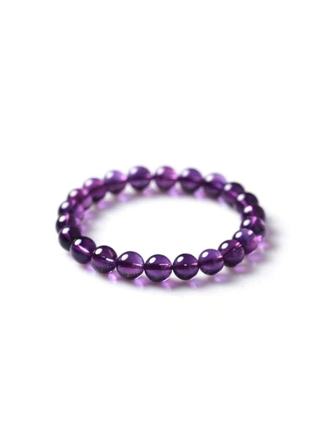 Anouk Metal Amethyst Elasticated Bracelet