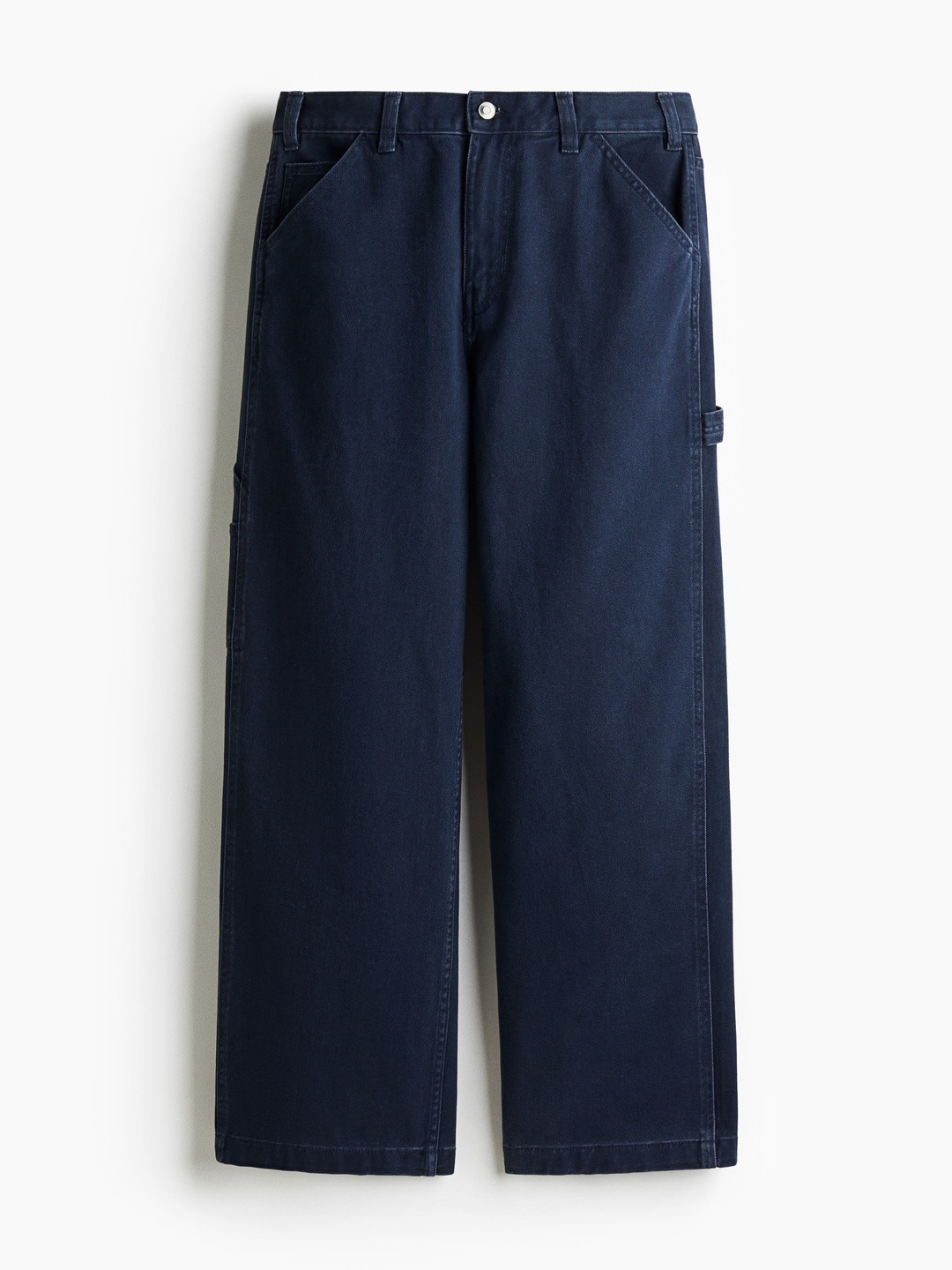 H&M Men Pure Cotton Relaxed Fit Worker Trousers