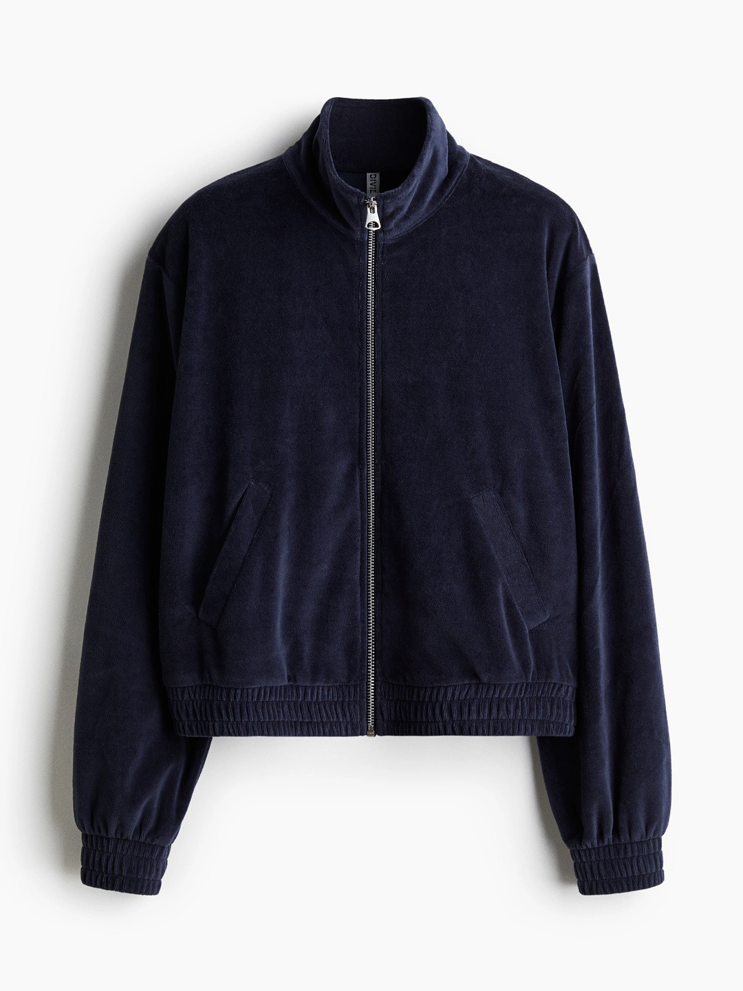 H&M Velour Zip-Through Jacket