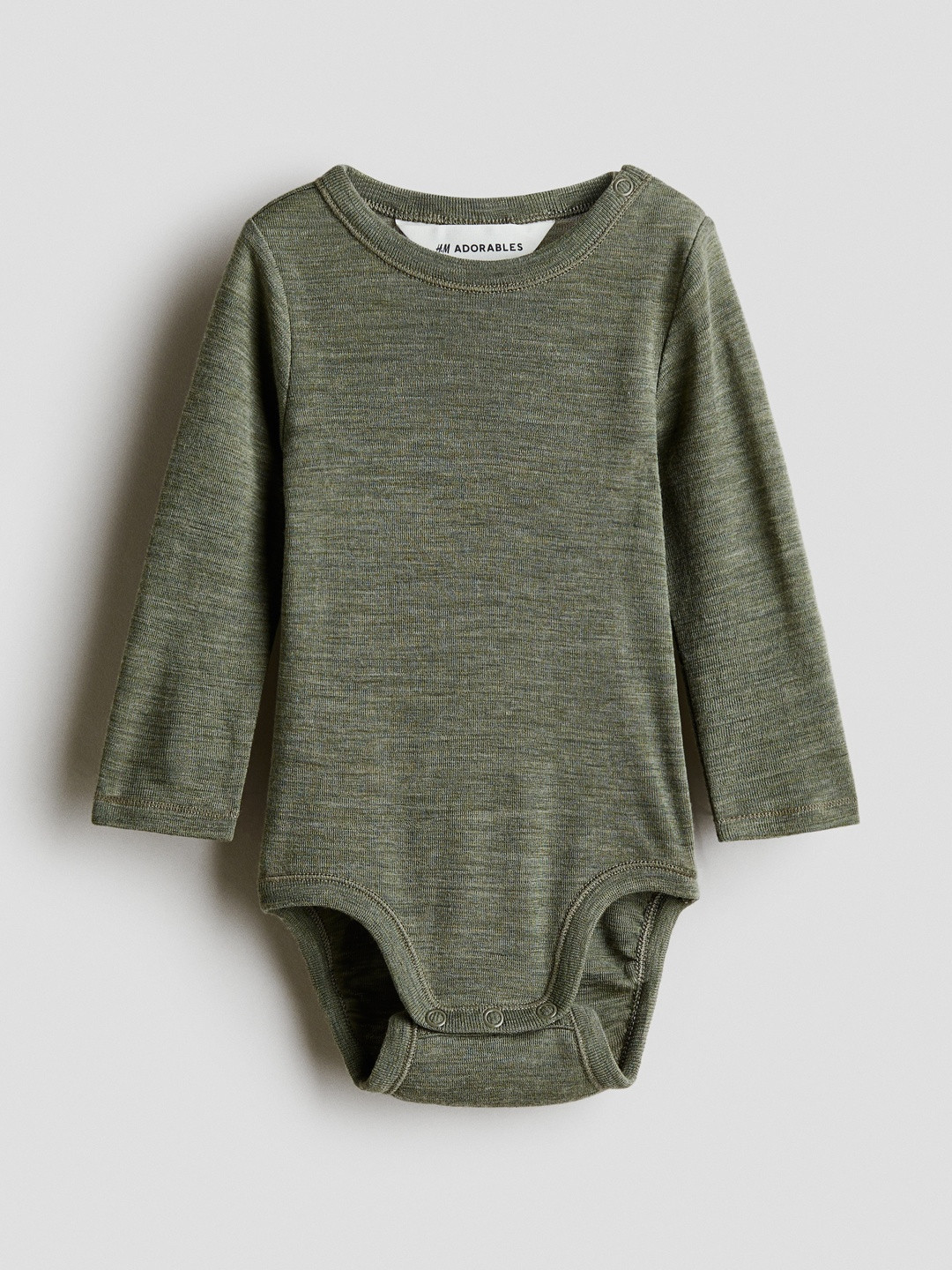 H&M Merino Wool Jersey Bodysuit