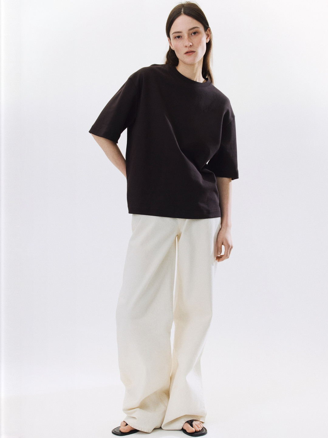 H&M Women Boxy interlock T-shirt