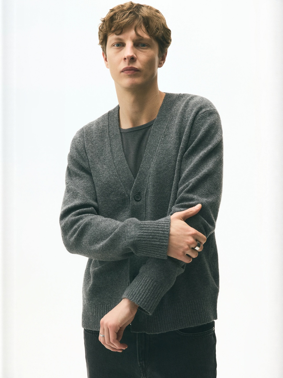 H&M Regular Fit Brushed Cardigan