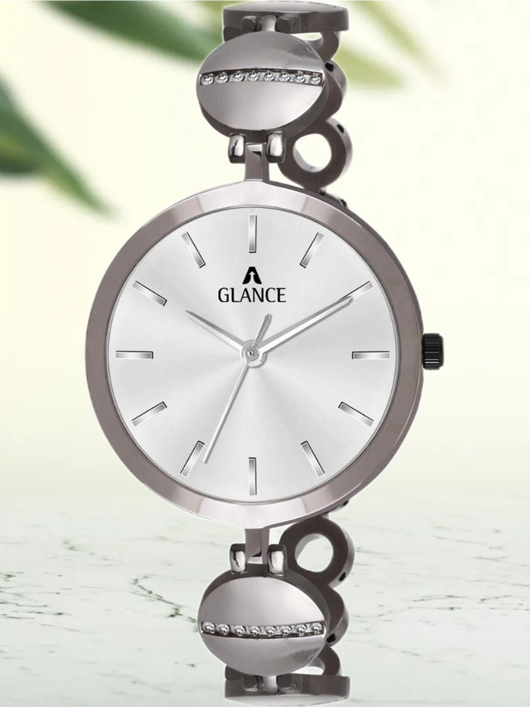 Aglance Unisex Dial & Bracelet Style Straps Analogue Watch AG 7700_rl63