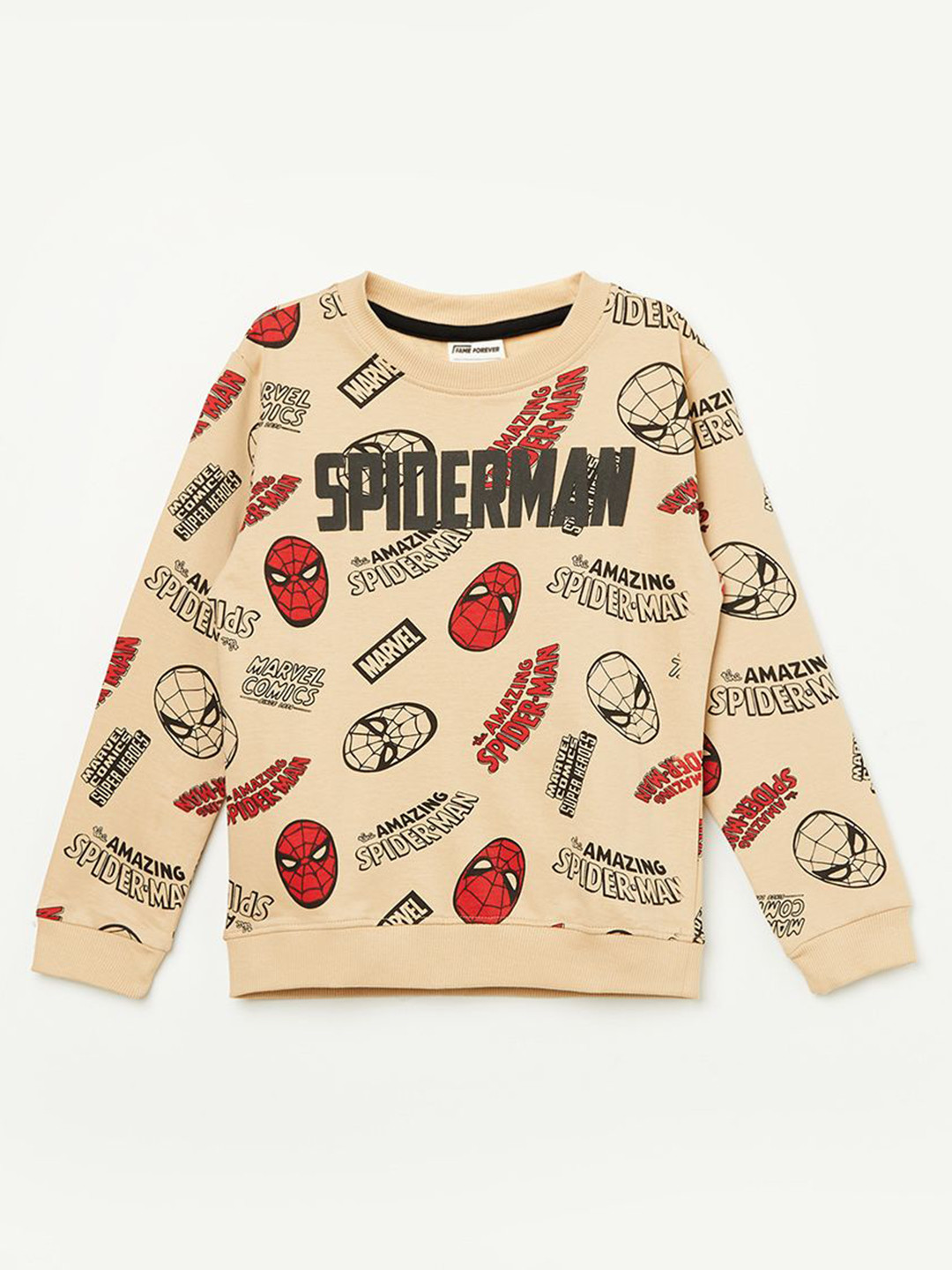 Fame Forever by Lifestyle Boys Humour and Comic Printed Round Neck Pullover Sweatshirt