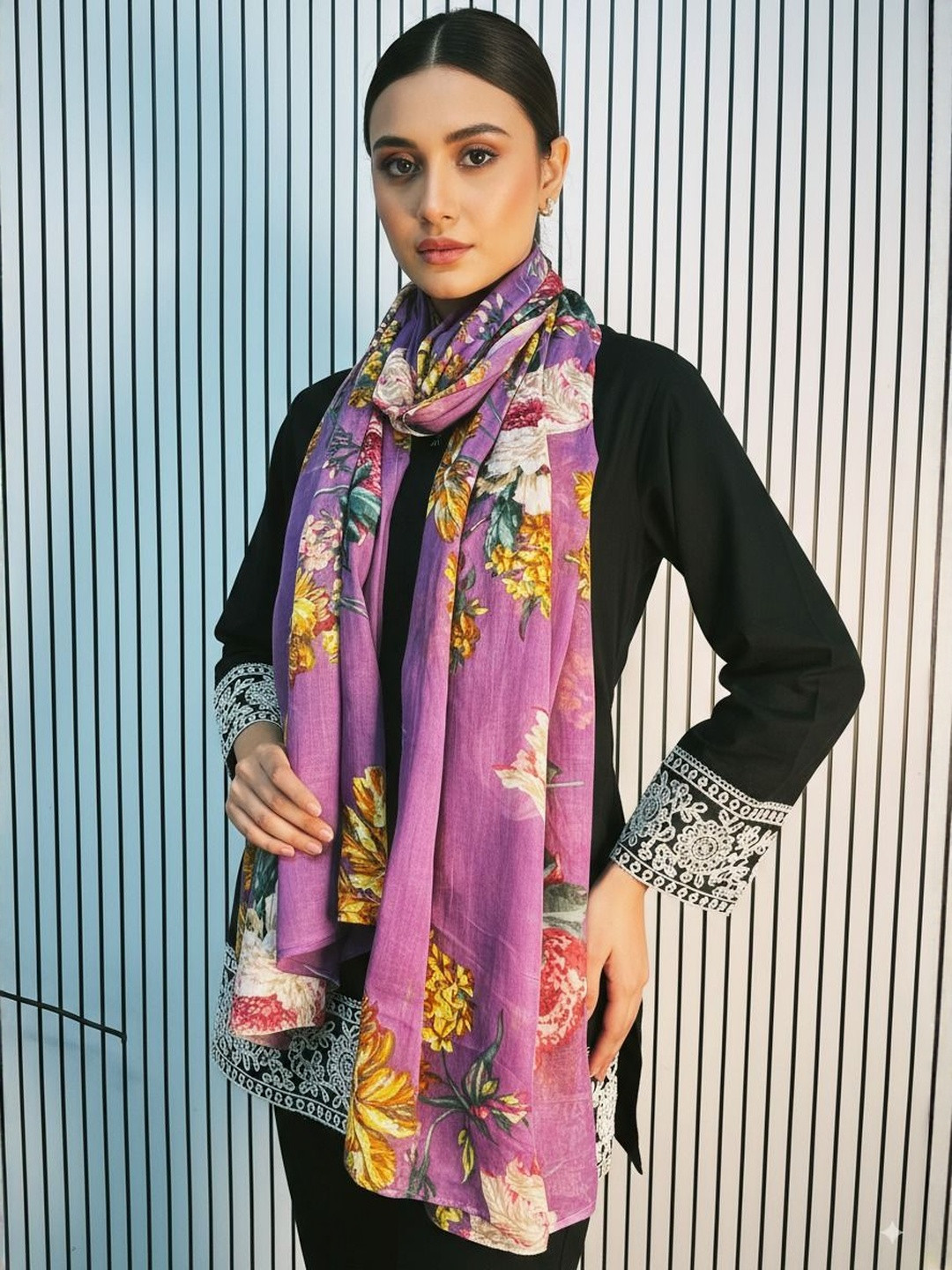 Sangria Cotton Printed Dupatta