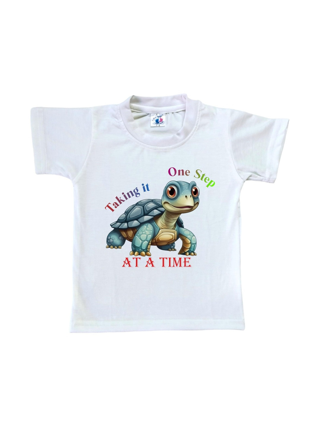 Cute Pals Kids-Unisex White Cotton Graphic Printed Tshirts