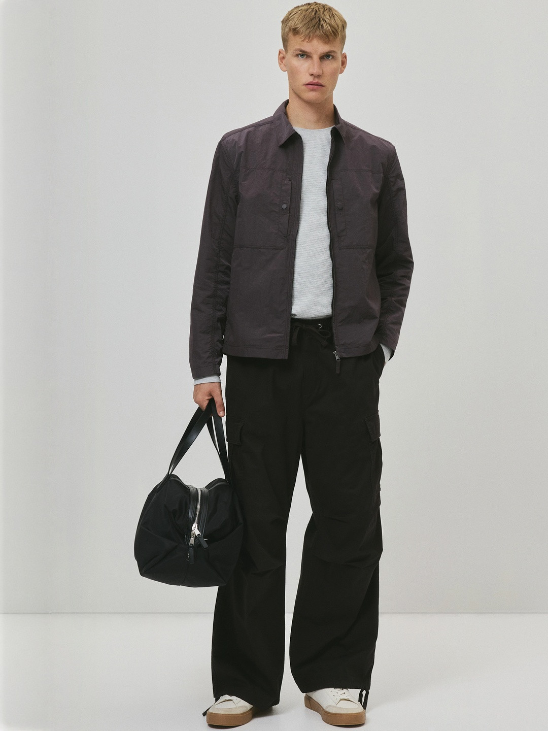 H&M Regular Fit Nylon Overshirt