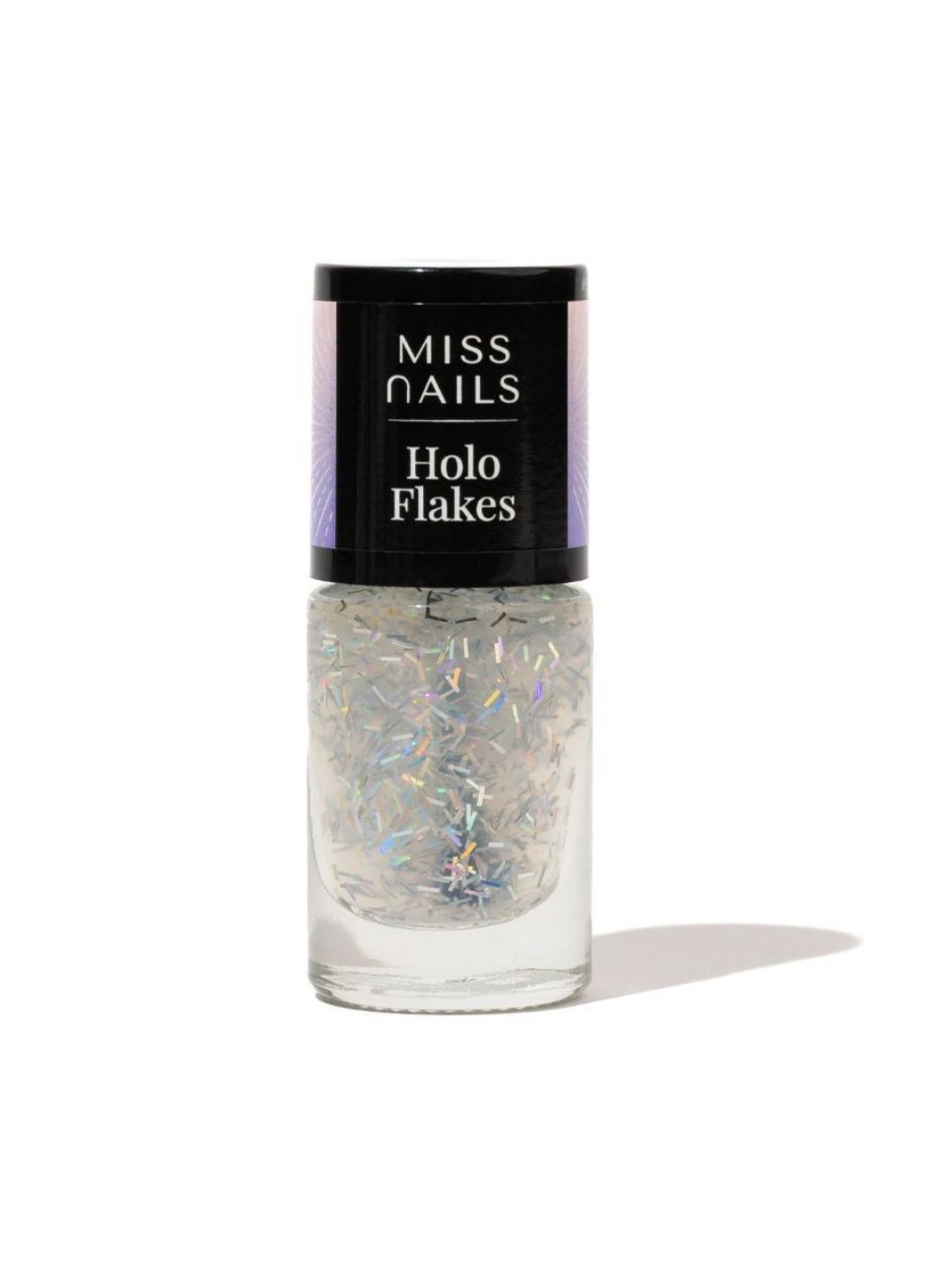 MISS NAILS One Coat Long Lasting Nail Polish - 6 ml - Holo Flakes