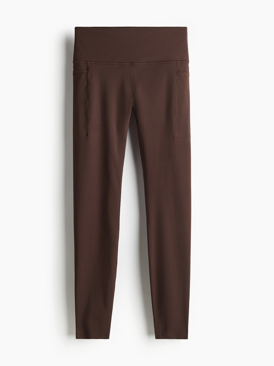 H&M Women Mid Rise Pocket-Detail Sports Leggings With Dry Move