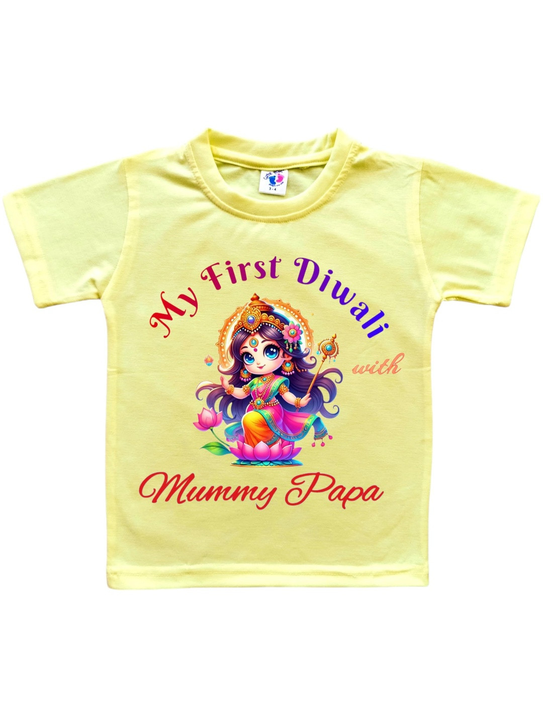 Cute Pals Kids Graphic Printed Regular Fit Round Neck Cotton Tshirts