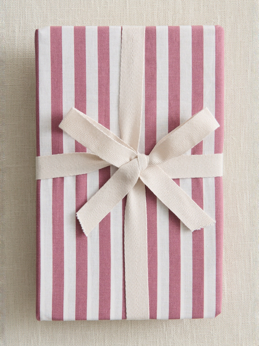 H&M Striped Cot Duvet Cover Set