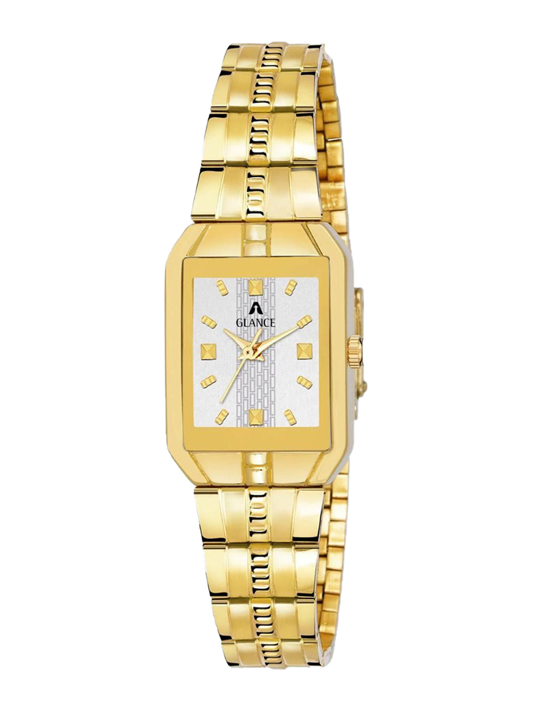 Aglance Unisex Bracelet Style Straps Analogue Watch 9151ym03 White_B_rl74