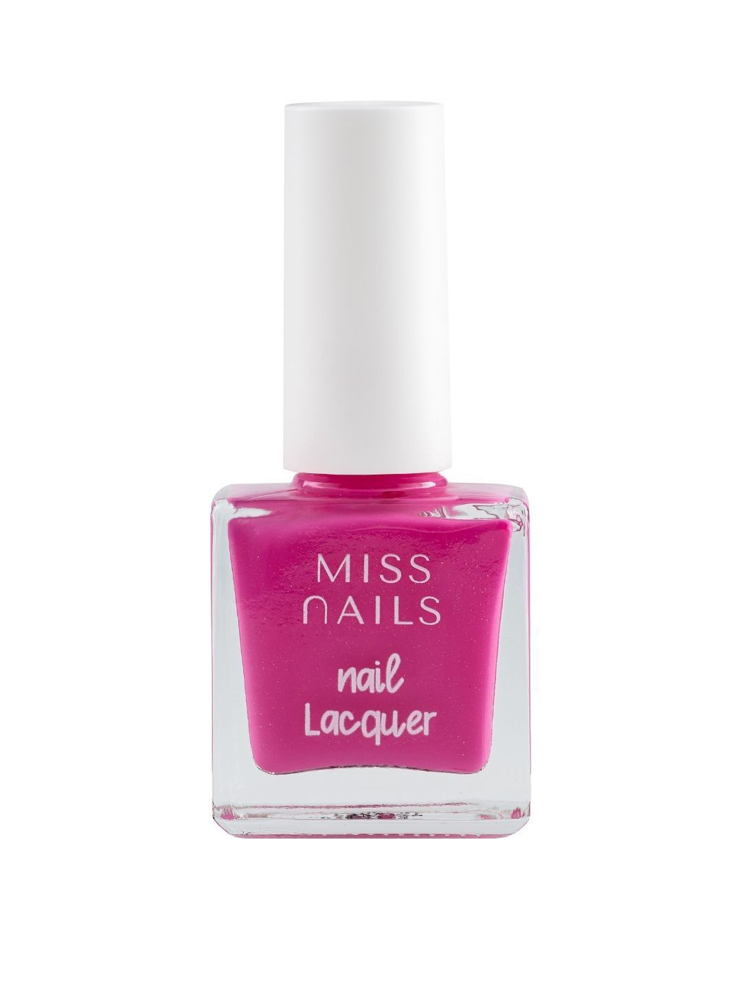 MISS NAILS Long Lasting Nail Polish - 8 ml - Hot Pink Flash