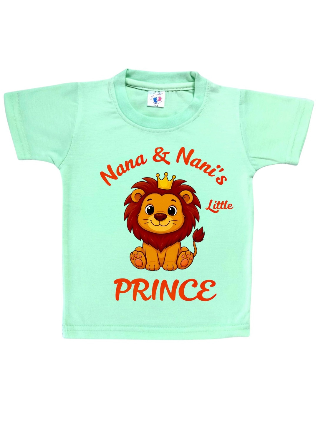 Cute Pals Kids Lion Printed Cotton Tshirt