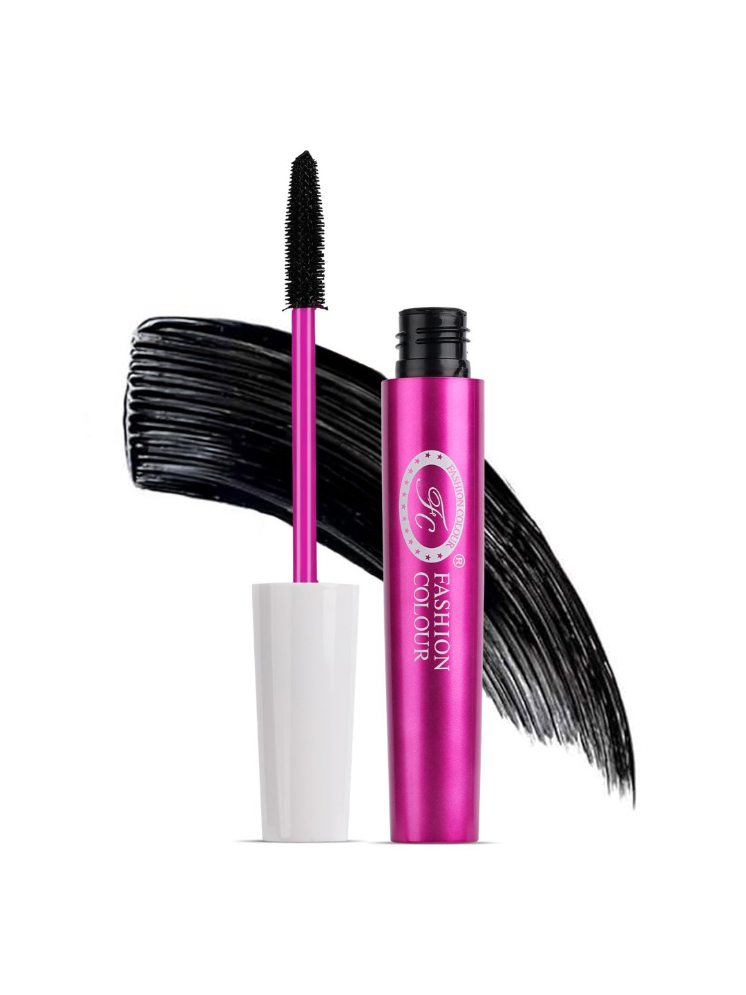 Fashion Colour Instant Sensational Volume & Length Waterproof Mascara 8g- Black