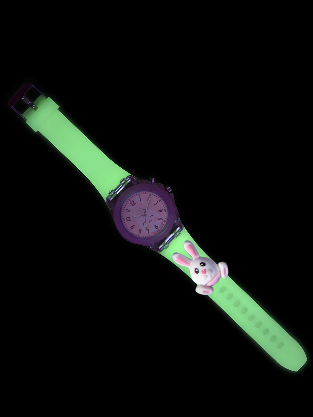 KIDSUN Kids Dial & Straps Analogue Multi Function Watch 7018_PINK_PINK